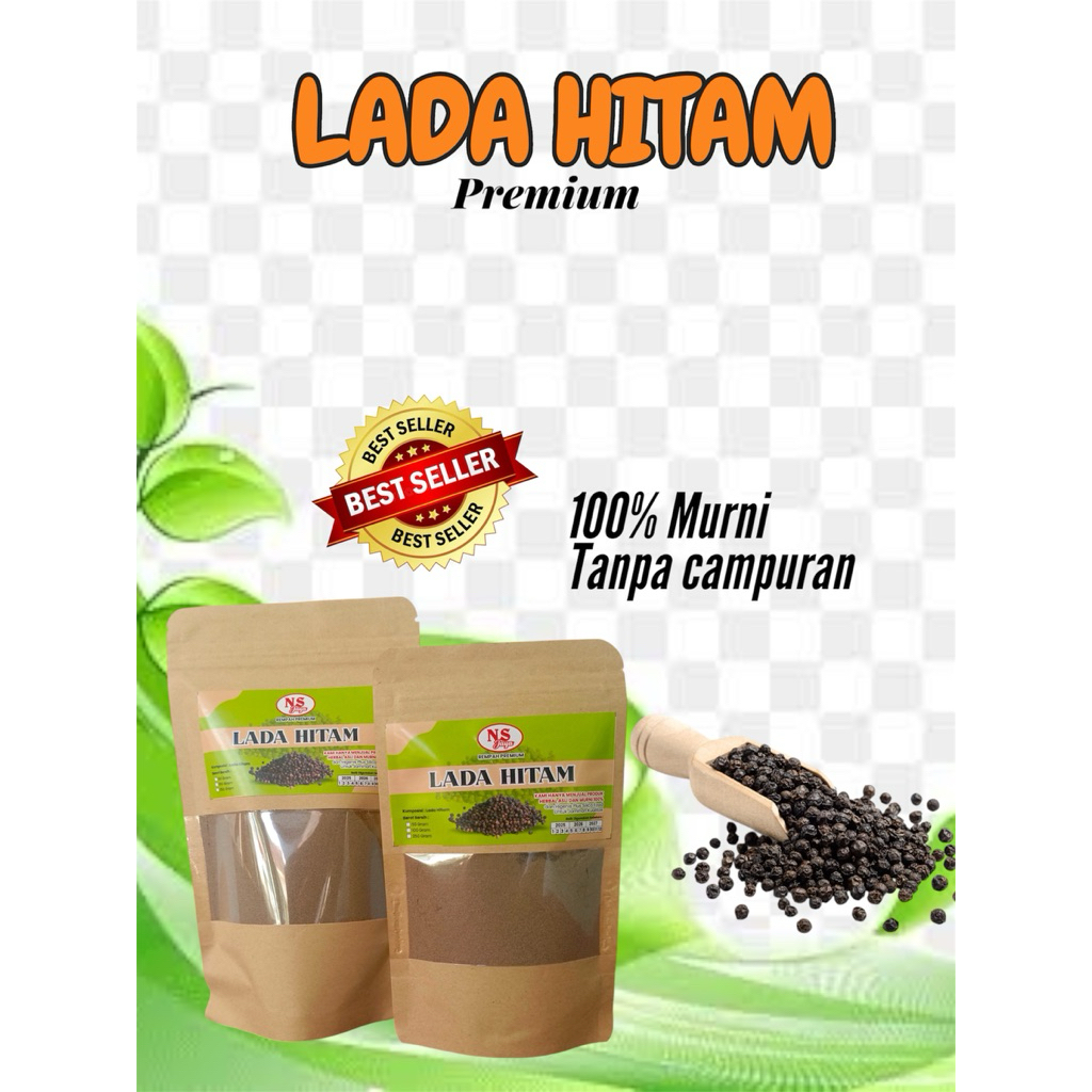 

Lada Hitam Bubuk / Ground Black Papper / Rempah / 100% PREMIUM QUALITY