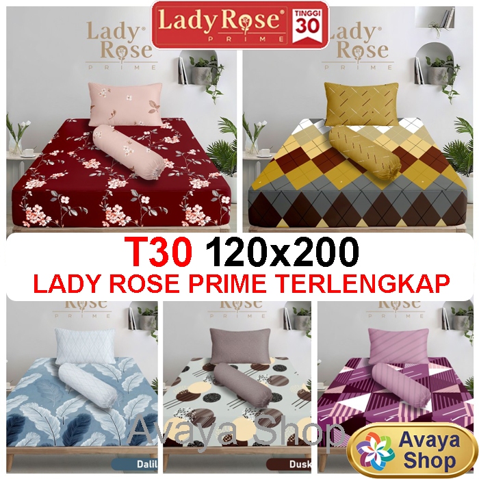 SPREI LADY ROSE 120x200 / SPREI LADY ROSE SINGLE 120x200 / LADYROSE SINGLE