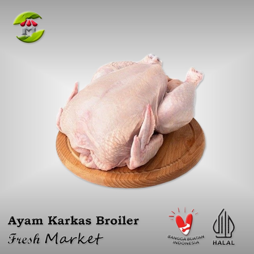 

[DEPOK] Ayam Karkas Broiler Ayam Potong Utuh 500gr - 1kg