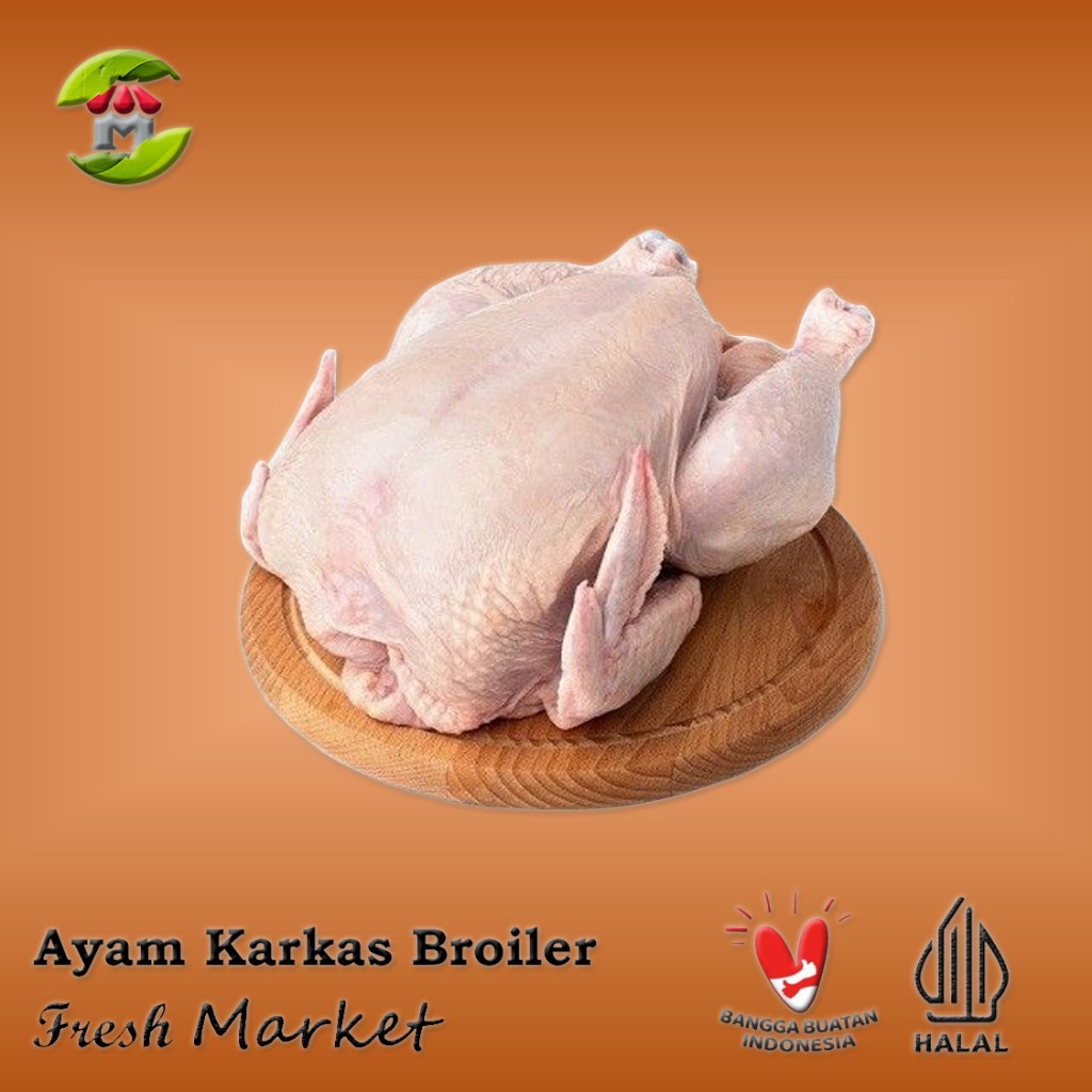 

[Bintaro] Ayam Karkas Broiler Ayam Potong Utuh 500gr - 1kg