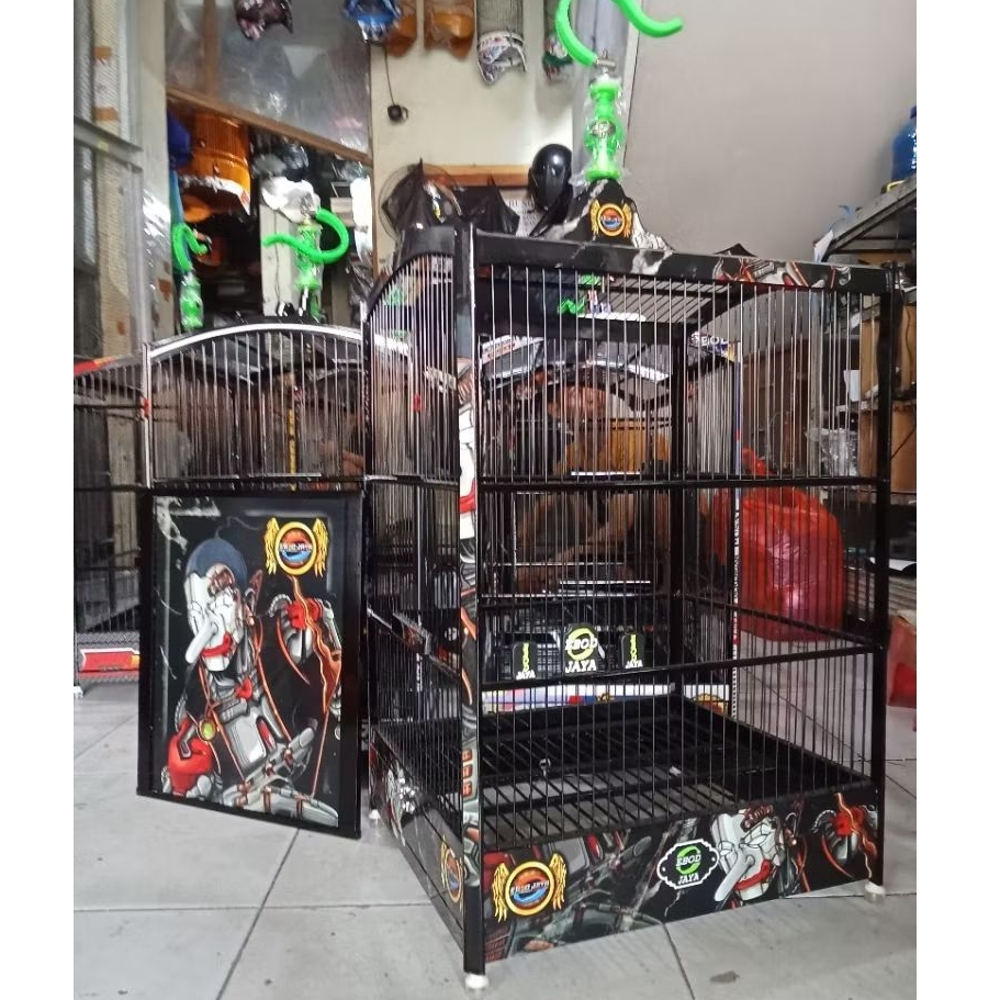 SANGKAR KANDANG KOTAK  EBOD JAYA DEKAL  JRUJI FIBER  PETRUK DLL