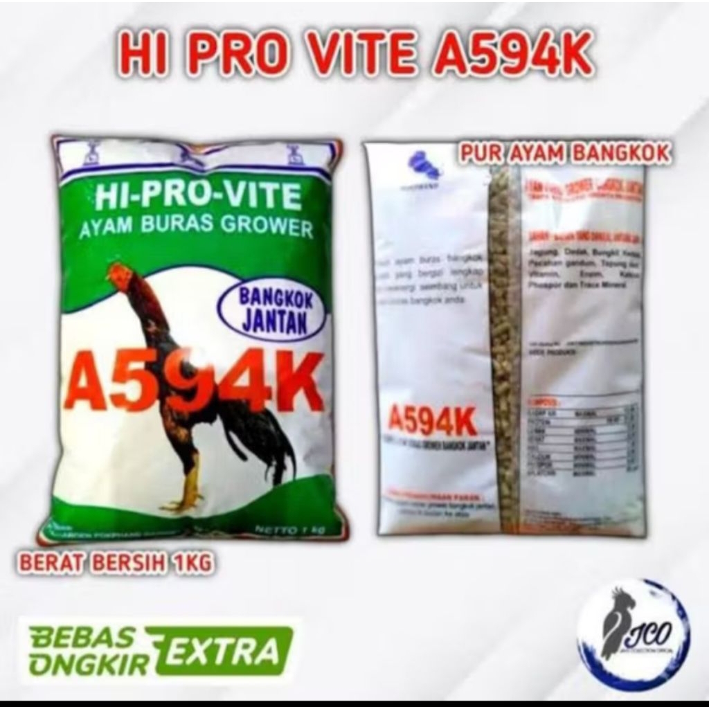 HI-PRO-VITE VOER PAKAN AYAM. 591, 592, 593, 594