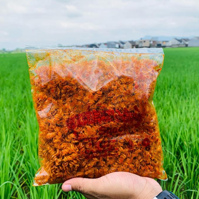 

500 GR- MAKARONI SPIRAL BY SIEBEREM SNACK DAUN JERUK CEMILAH KHAS - TIDAK KERAS