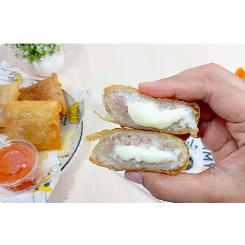 

Promo!!! Dimsum goreng keju lumer ukuran BESAR