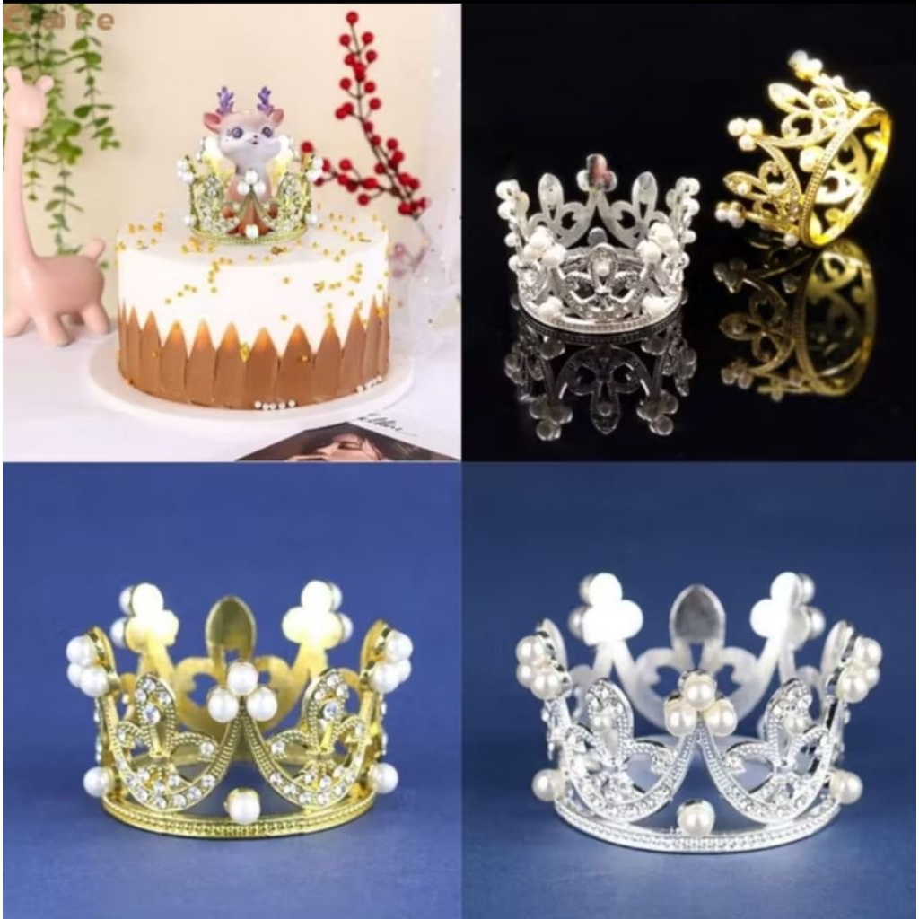 Topper cake birthday crown mahkota ulang tahun
