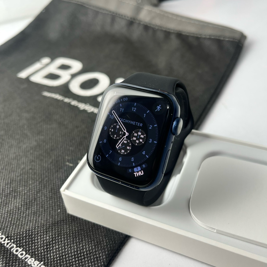 Apple Watch Series 6 44mm Blue iBox iwatch Battery Health 85%