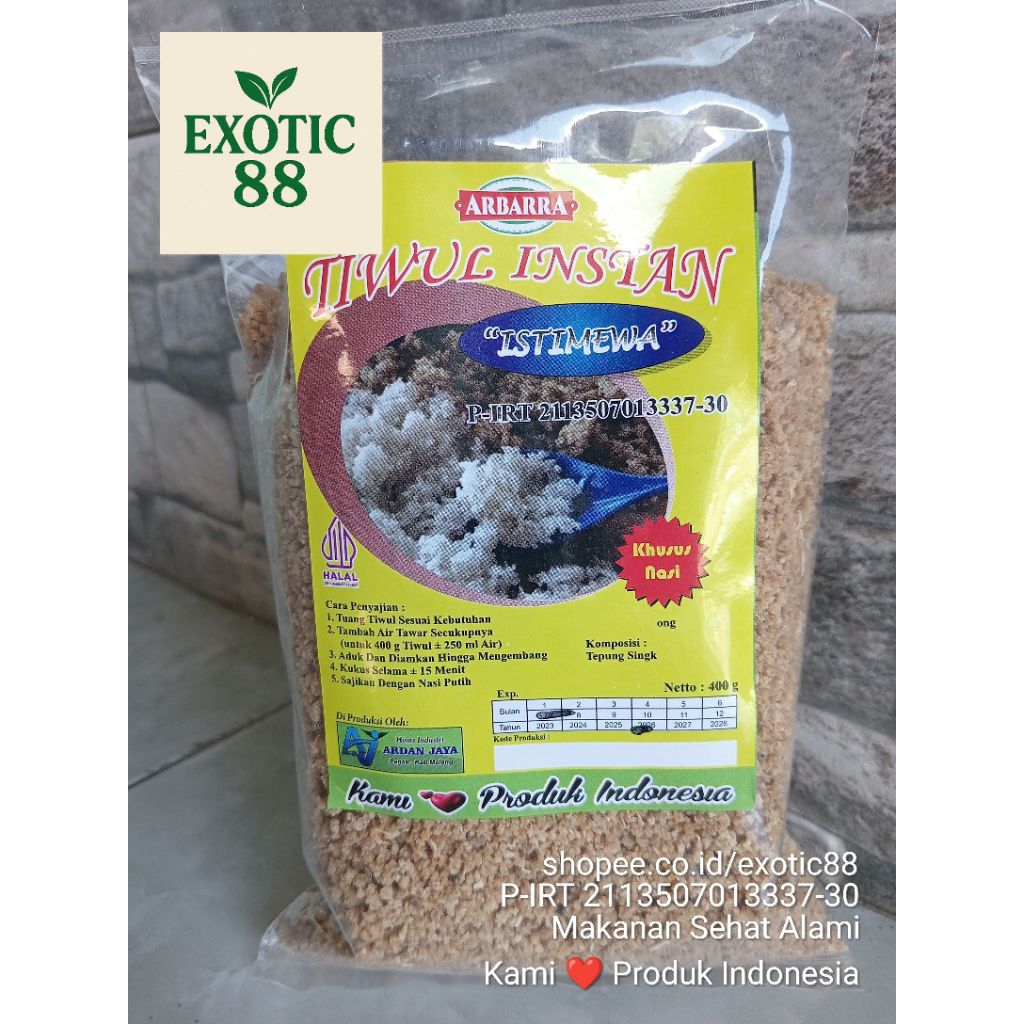 

Tiwul Husus Nasi Original