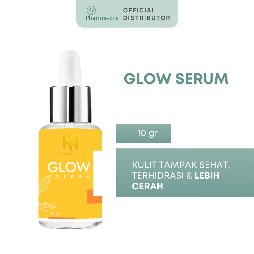 HN Skin Care Glow Serum - Serum Pencerah dengan Alpha Arbutin High Dosis 10ml Original