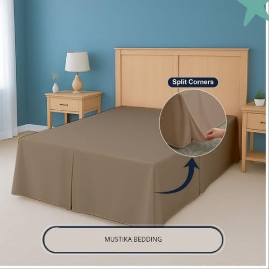 Bed skirt minimalis