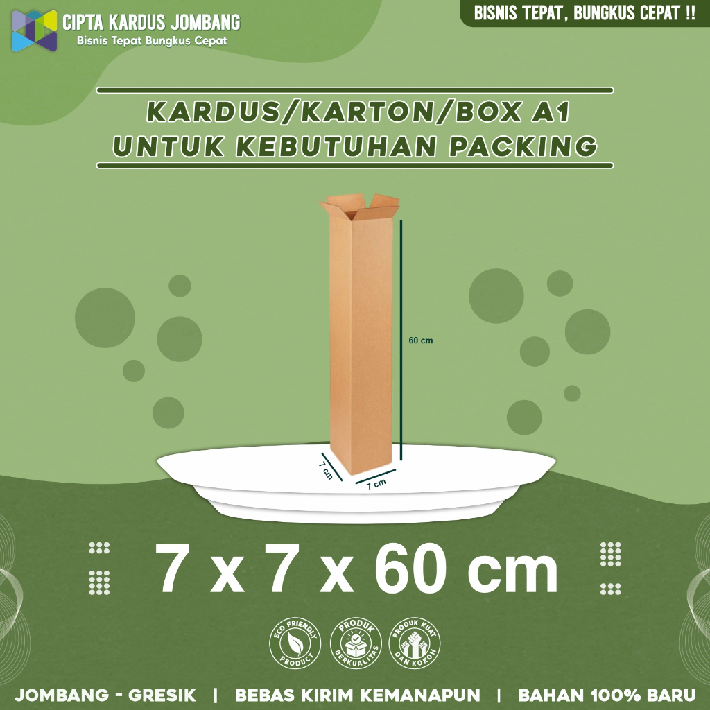 

Kardus Packing 7x7x60 | Box packing | Karton Packing