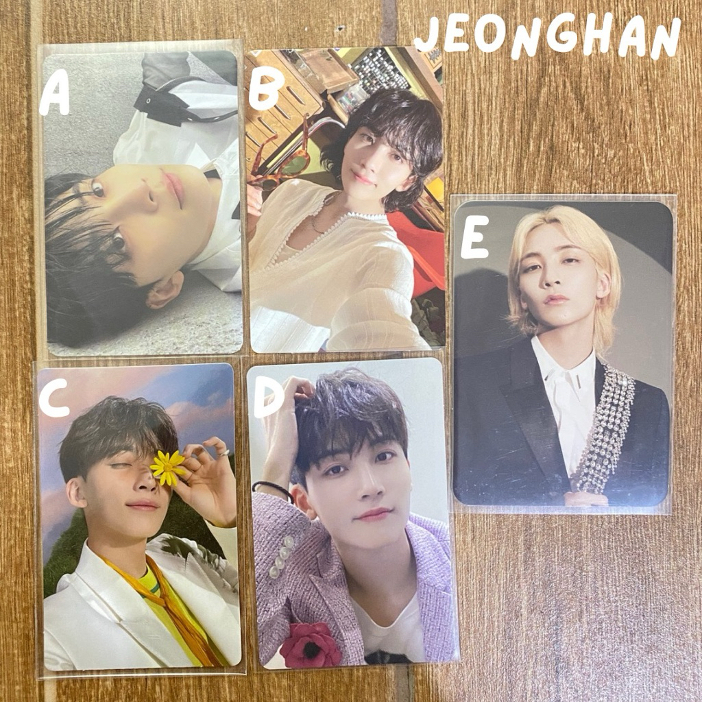 PC PHOTOCARD OFFICIAL SEVENTEEN JEONGHAN FTS SEVENTEENTH HEAVEN DICON JP