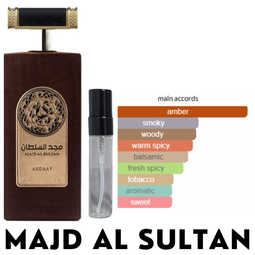Decant MAJD AL SULTAN by  Asdaf Lattafa Perfume EDP