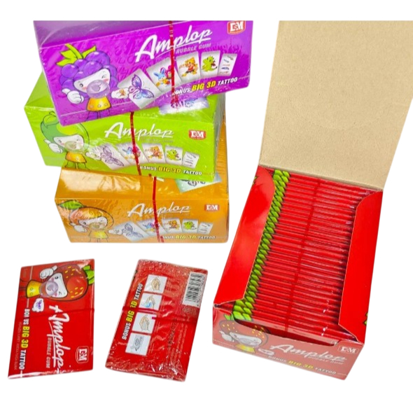 

Permen Karet Amplop Bubble Gum Viral