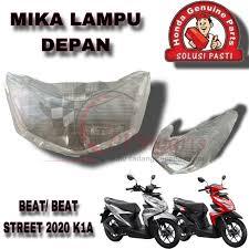 Mika Lampu Kaca Depan Beat New Beat Street 2020-2024 Bening