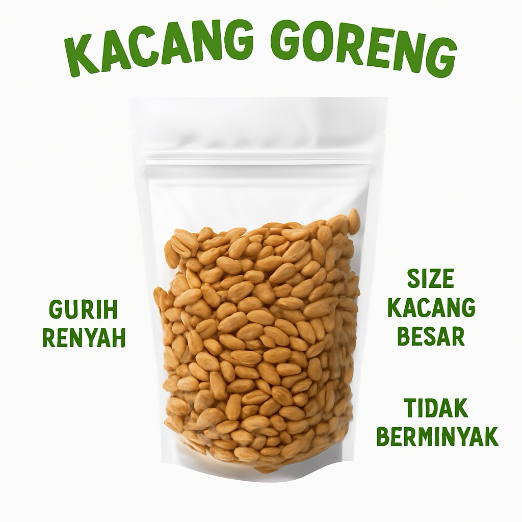 

kacang goreng gurih renyah 1 kg