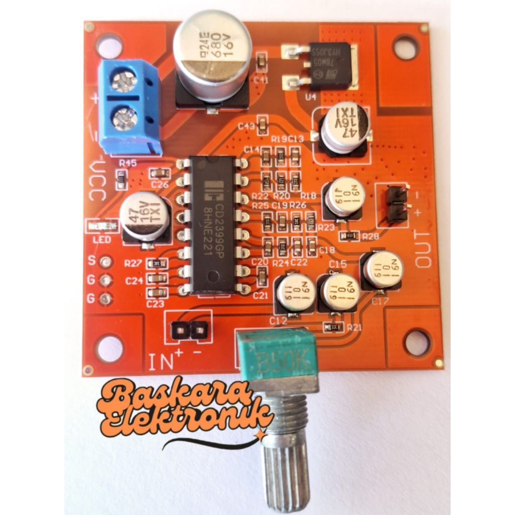 PT2399 Karaoke Mic Microphone Reveberation Modul Digital Echo Delay