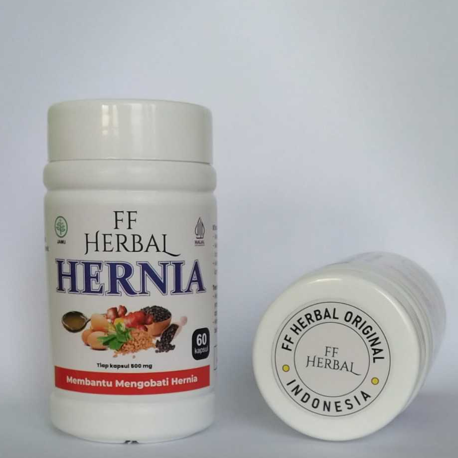 Kapsul Herbal Hernia Herbal Untuk Hernia Atau Turun Bero Dengan Kapsul Herbal Hernia isi 60