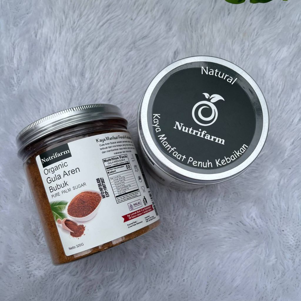 

Gula Aren Bubuk Organic Nut Farm | Pure Palm Sugar Powder