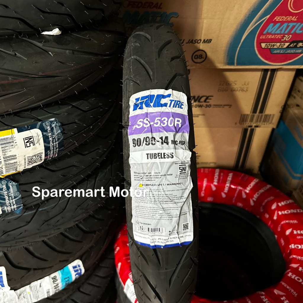 Ban Luar Tubeless 90/90-14 IRC | Ban Depan Belakang Motor Matic Ring 14 | ORIGINAL