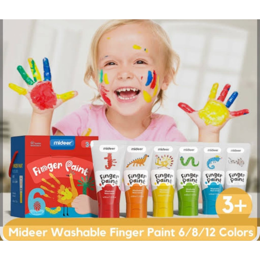 

Mideer Finger Paint 6 Colour