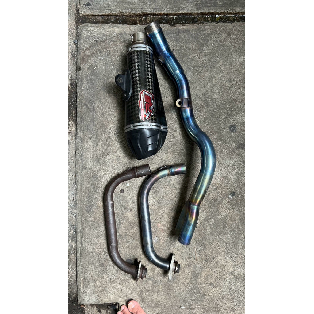 Knalpot R9 Austin Titanium Ninja 250Fi