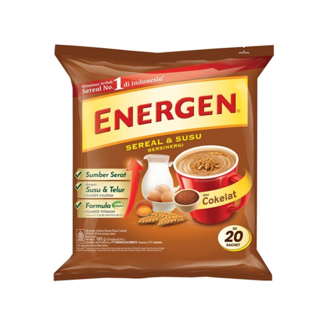 

ENERGEN Minuman Sereal Cokelat 20 pcs