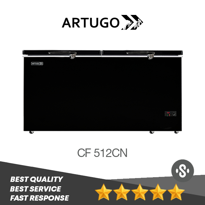 Chest Freezer Artugo CF512CN / Freezer Box Artugo 475L Artugo CF 512CN Black