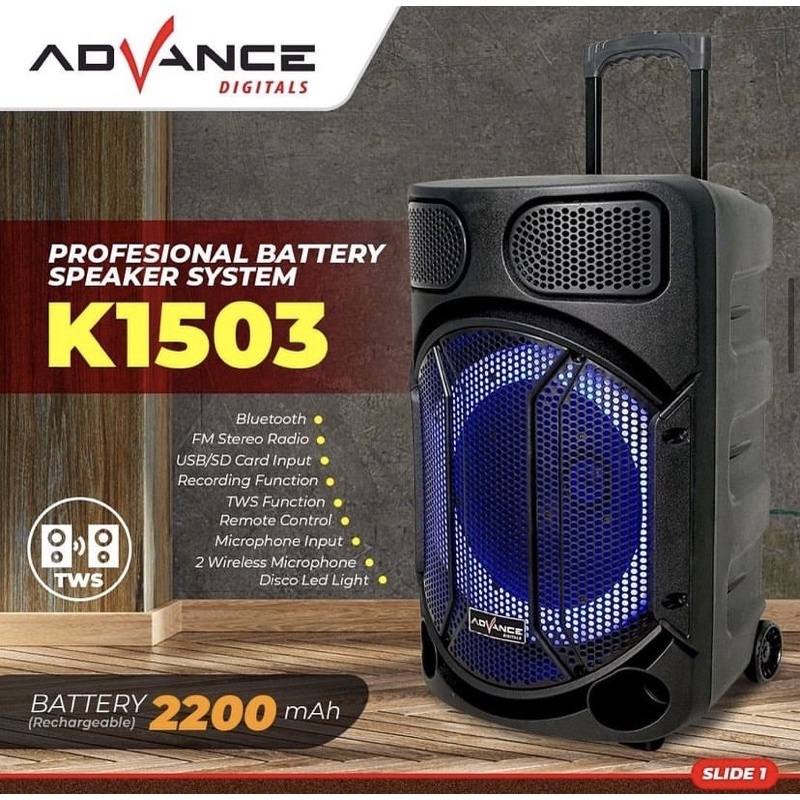 SPEAKER AKTIF ADVANCE K1203