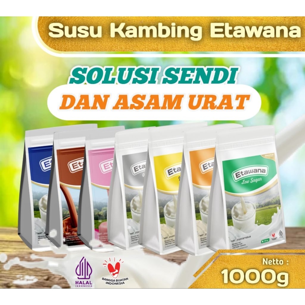 

Promo Susu kambing 1 kg Susu Kambing Grad A Etawana