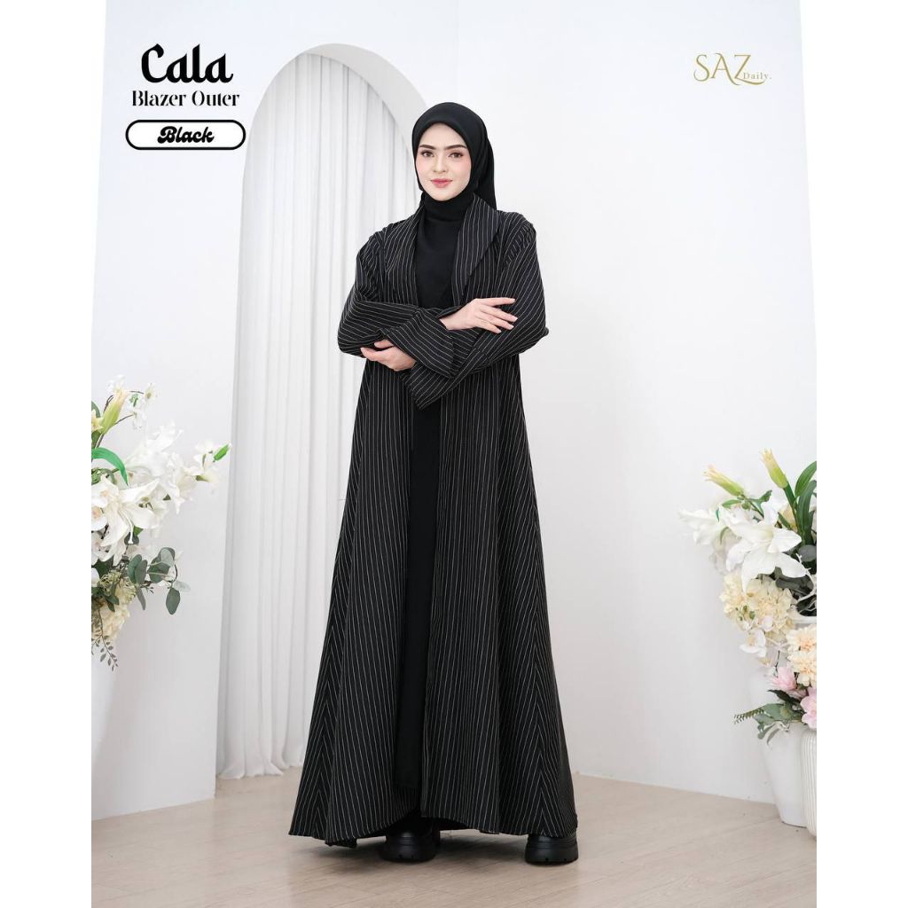 BLAZER CALA BY SAZ DAILY (OUTER ONLY) // LONG OUTER MUSLIMAH // LONG BLAZER // OUTER KATUN SYARI