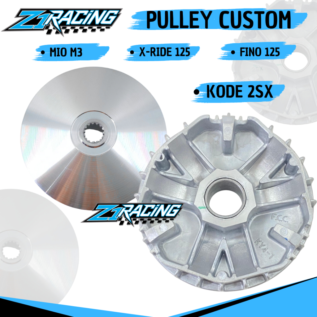Pulley Custom Mio m3 Mio Z S Mio Gear 125 Fazzio Grand Filano Kode 2SX Derajar 13,5 13,8