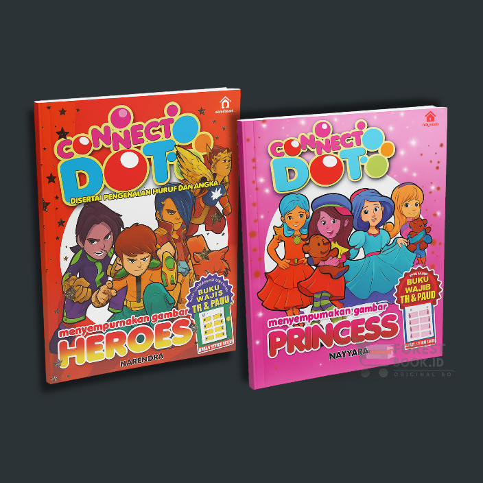 Buku Connect Dot: Heroes dan "Connect Dot: Princess