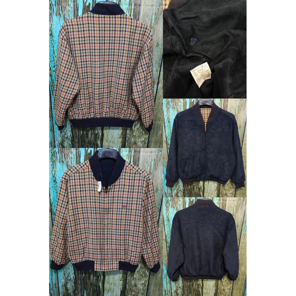 Jaket Harington DAKS bolak balik size XL (P 68cm L 64cm)