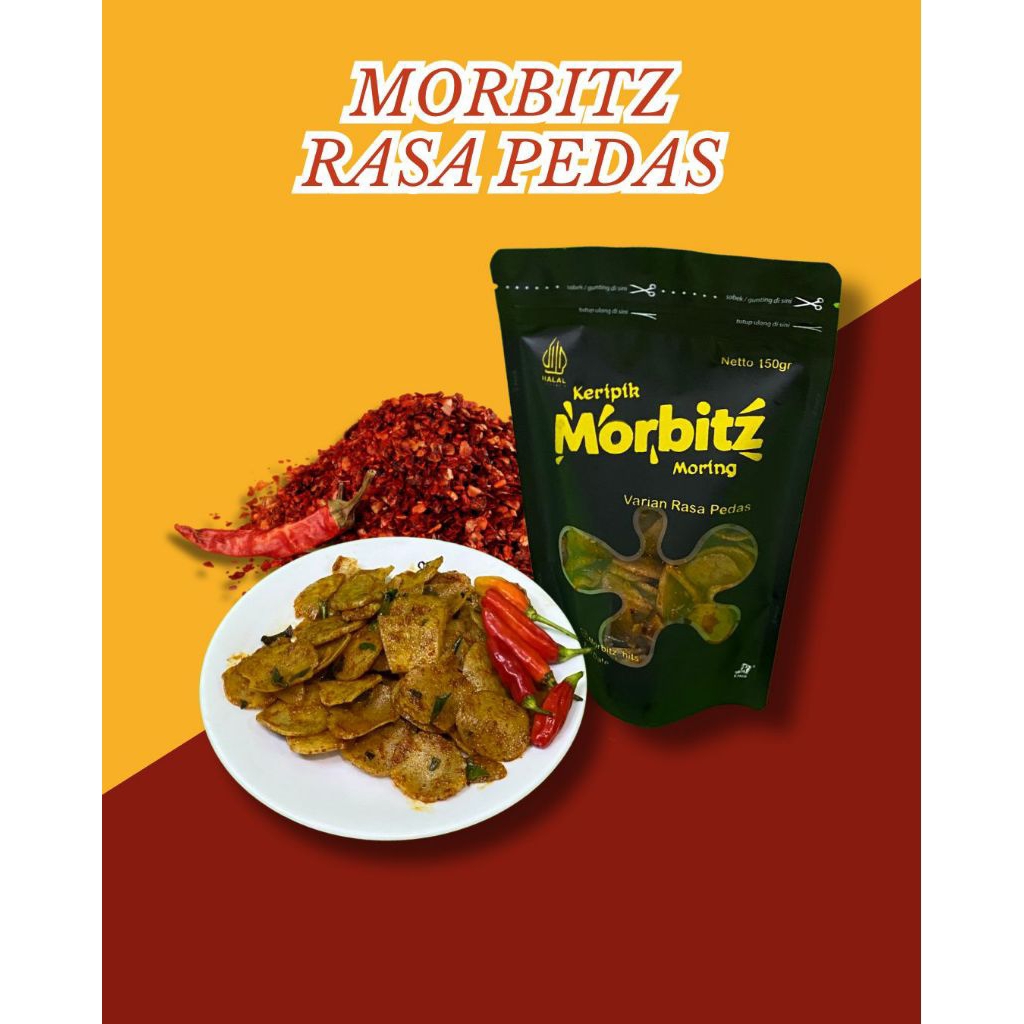 

[Murah]Keripik moring Morbitz kekinian 150gr