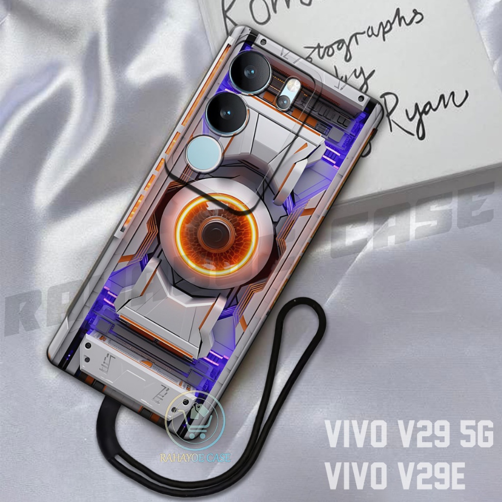 RAHAYOE CASE -  Case Vivo V29 5G - Case Vivo V29E  Free Tali Hp - Fashion Case Softcase Macaron Prot