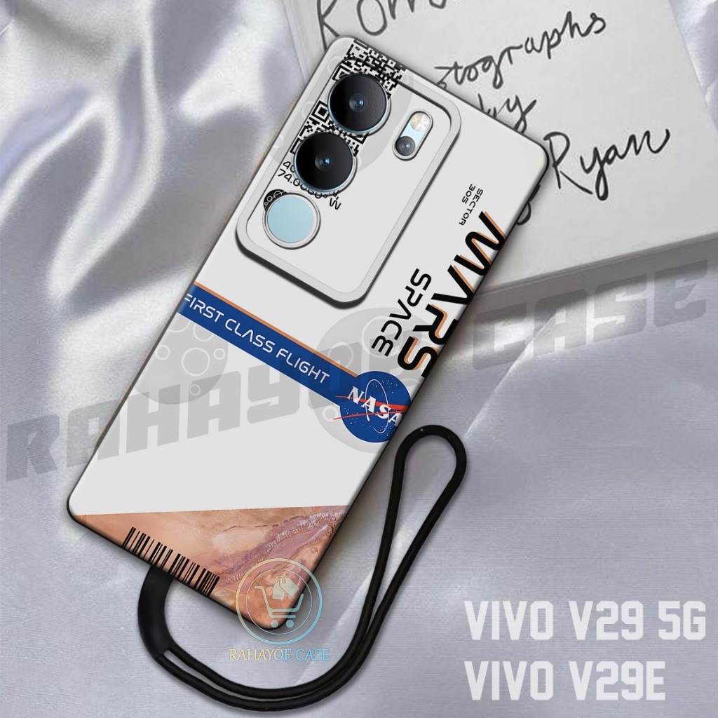 RAHAYOE CASE -  Case Vivo V29 5G - Case Vivo V29E  Free Tali Hp - Fashion Case Softcase Macaron Prot