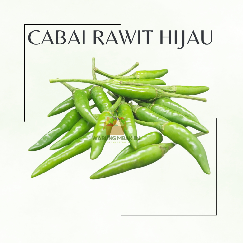 

CABE / CABAI RAWIT HIJAU LALAP per 100 GRAM