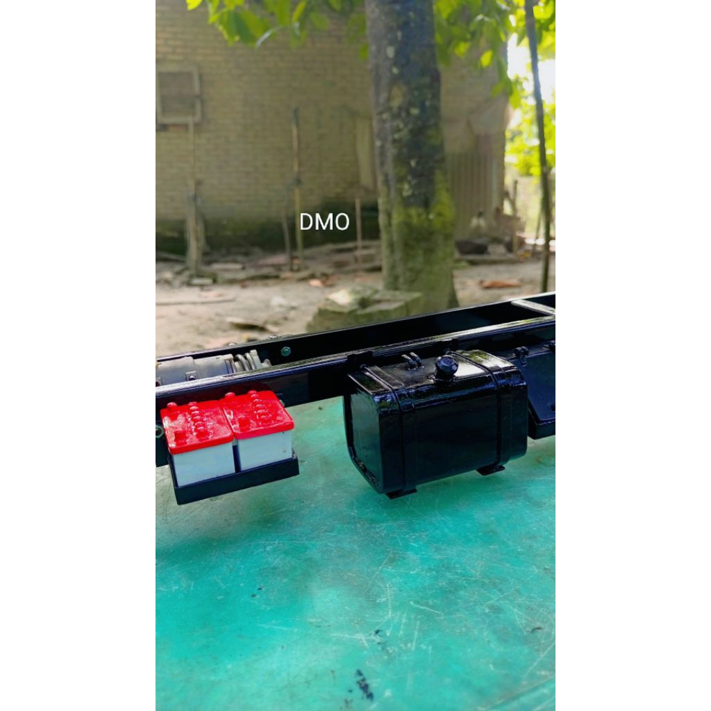 sasis set rc truck hino 500 skala 14