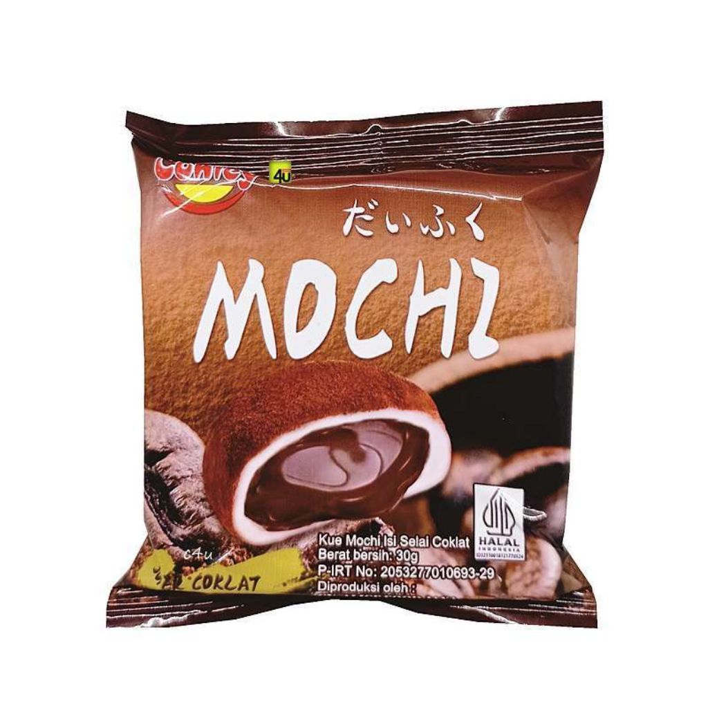 

Mochi Conley isi coklat satuan 30gr