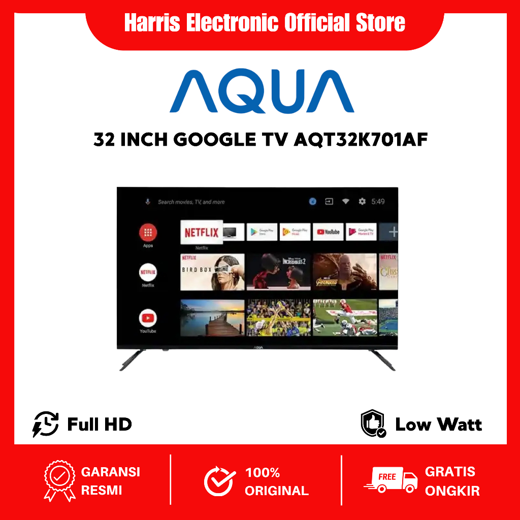 TV AQUA AQT32K701AF 32 Inch AQT32 K701AF 32K701AF