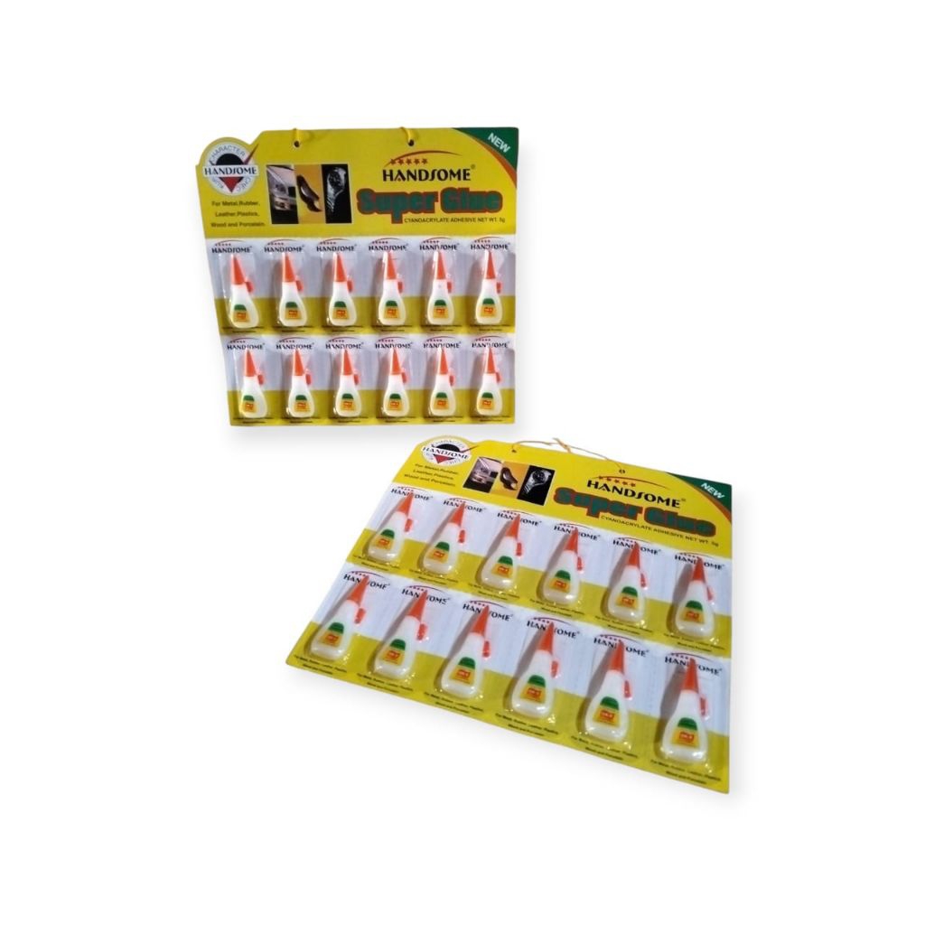 

12 pcs lem superglue Handsome