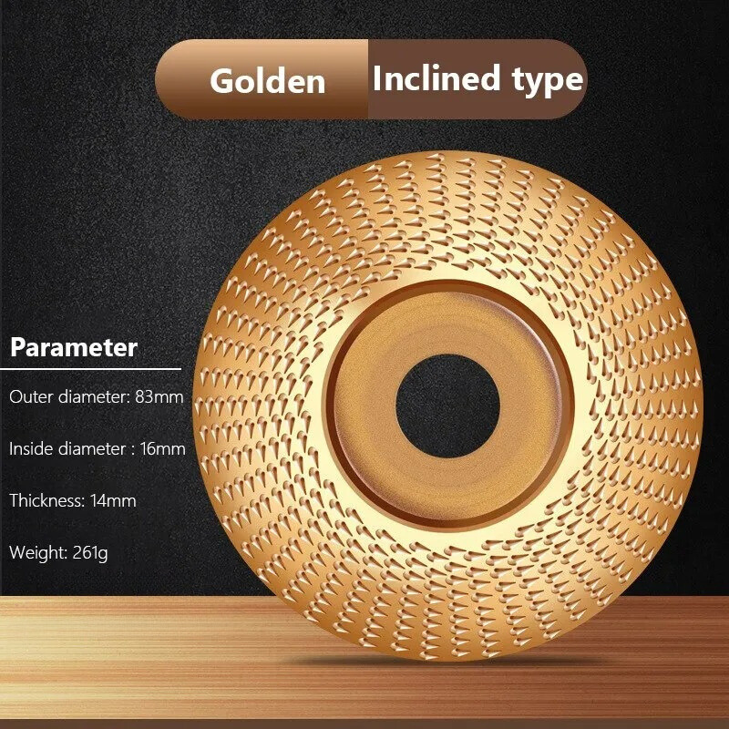 CONVEX / MODEL CEMBUNG Wood Shaping Disc Mata Gerinda Ukir Gergaji Carving Kayu Bevel Gurinda Grinda