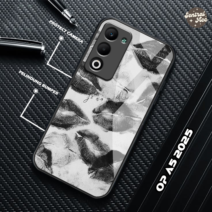 Case Kaca Oppo A5 2025 Case hp Oppo A5 2025 Casing Hp For Oppo A5 2025 Softcase Hp Untuk Oppo A5 202