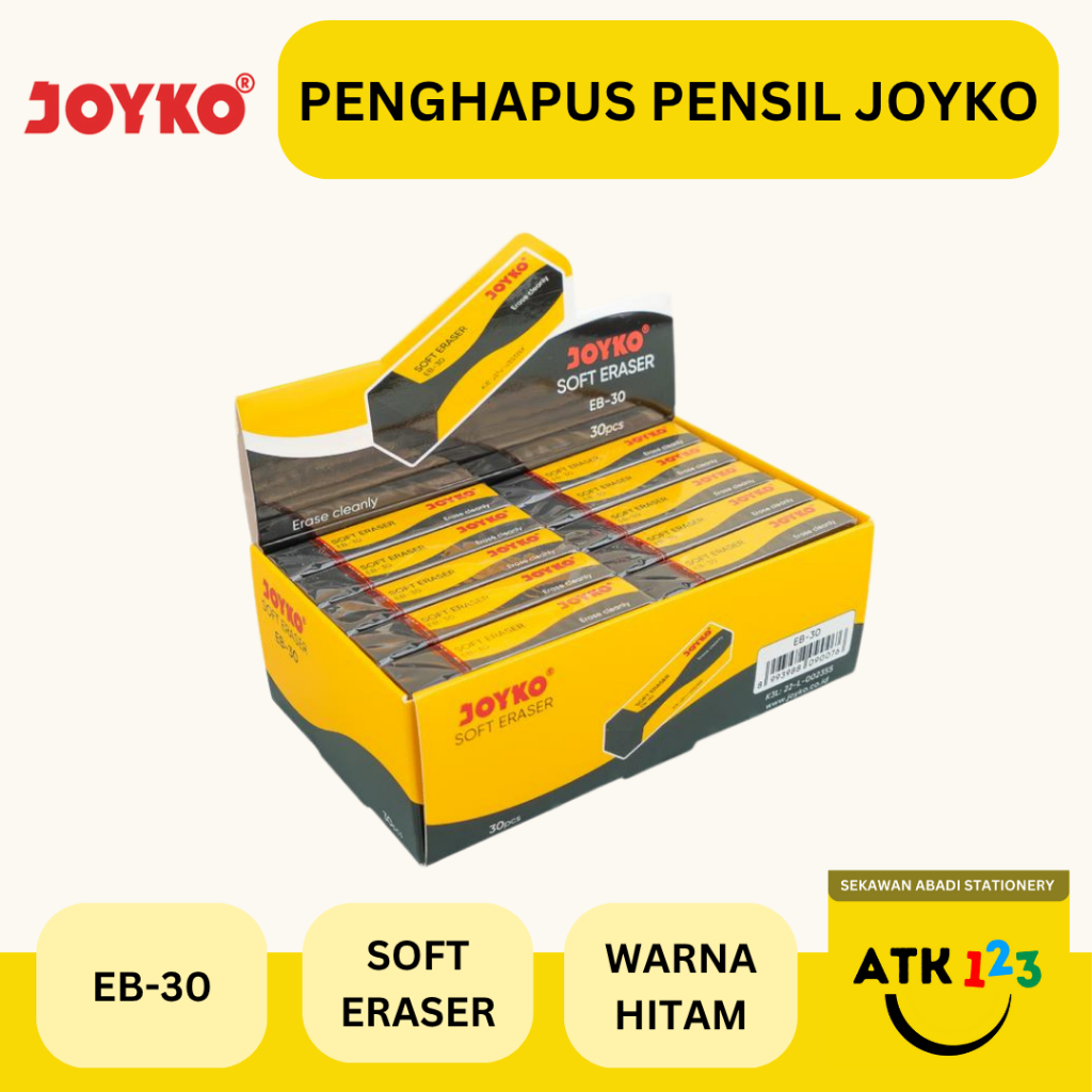 

JOYKO Eraser / Penghapus Joyko EB-30 Penghapus Hitam Dust Free