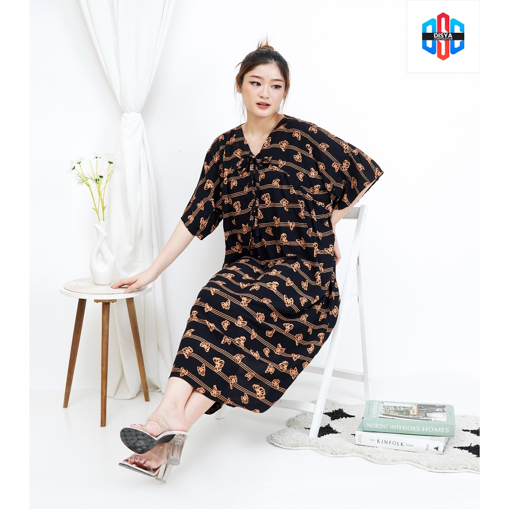 Daster jumbo wanita busui ld 110 - 130