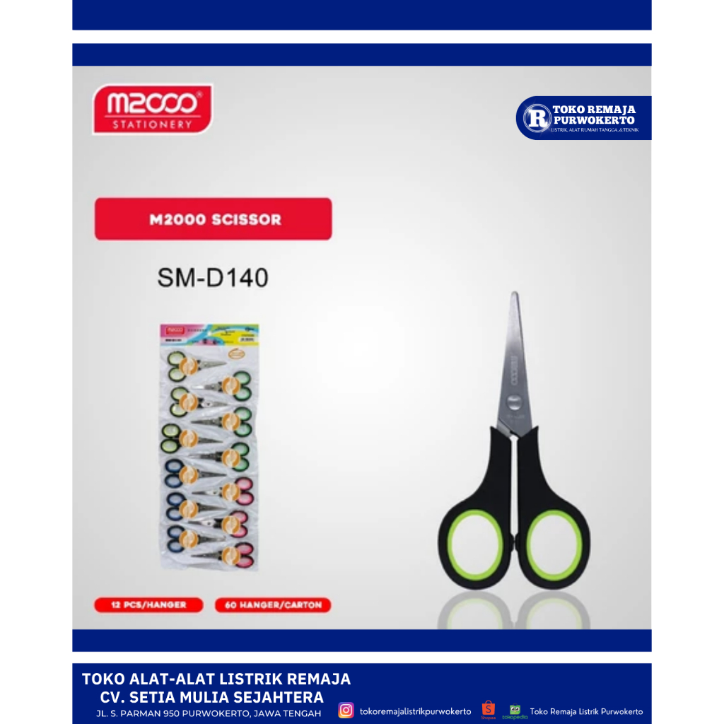 

Gunting Stainless Steel Anti Karat SM - D140 M2000