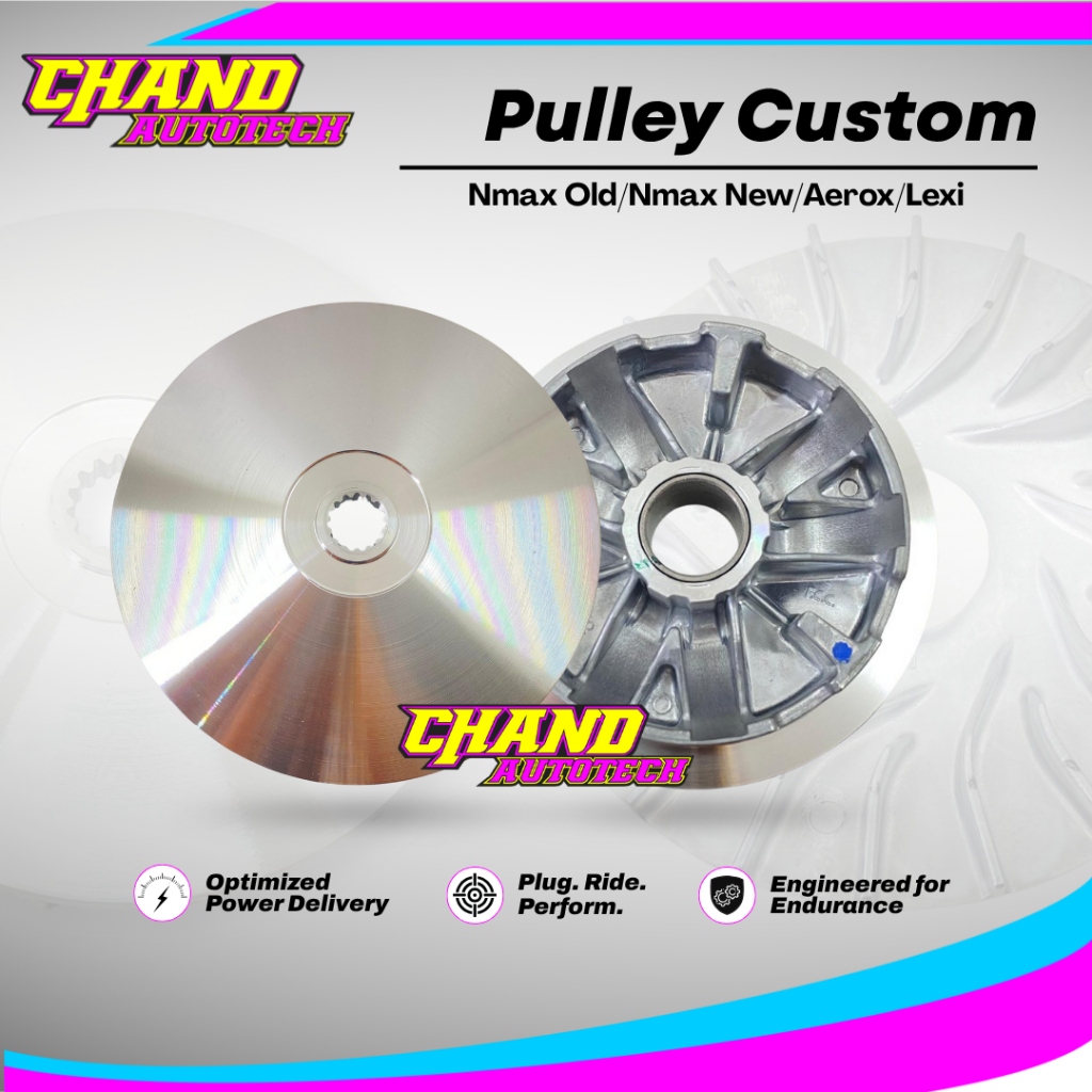Rumah Roller Pulley Aerox Nmax Old Nmax New Lexi Interlock 13,5 13,8 Pulley Custom CHANDAUTOTECH