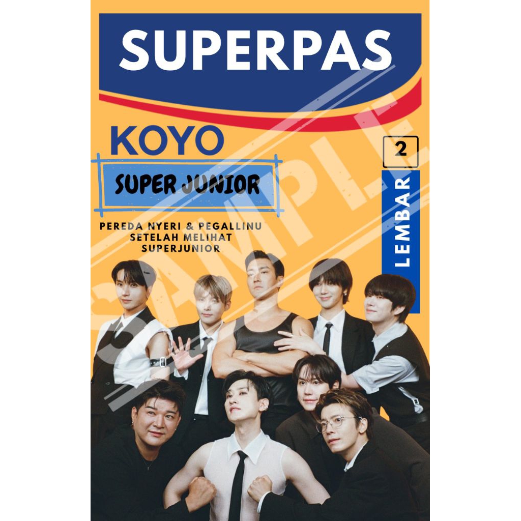 CETAK STICKER KOYO HANSPLAST KPOP (BACA DESKRIPSI)