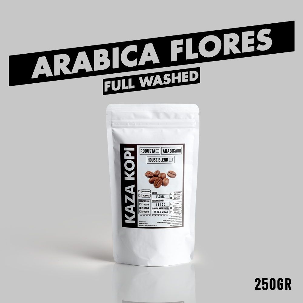 

Kopi Arabica Flores Bajawa Full Washed Prosess