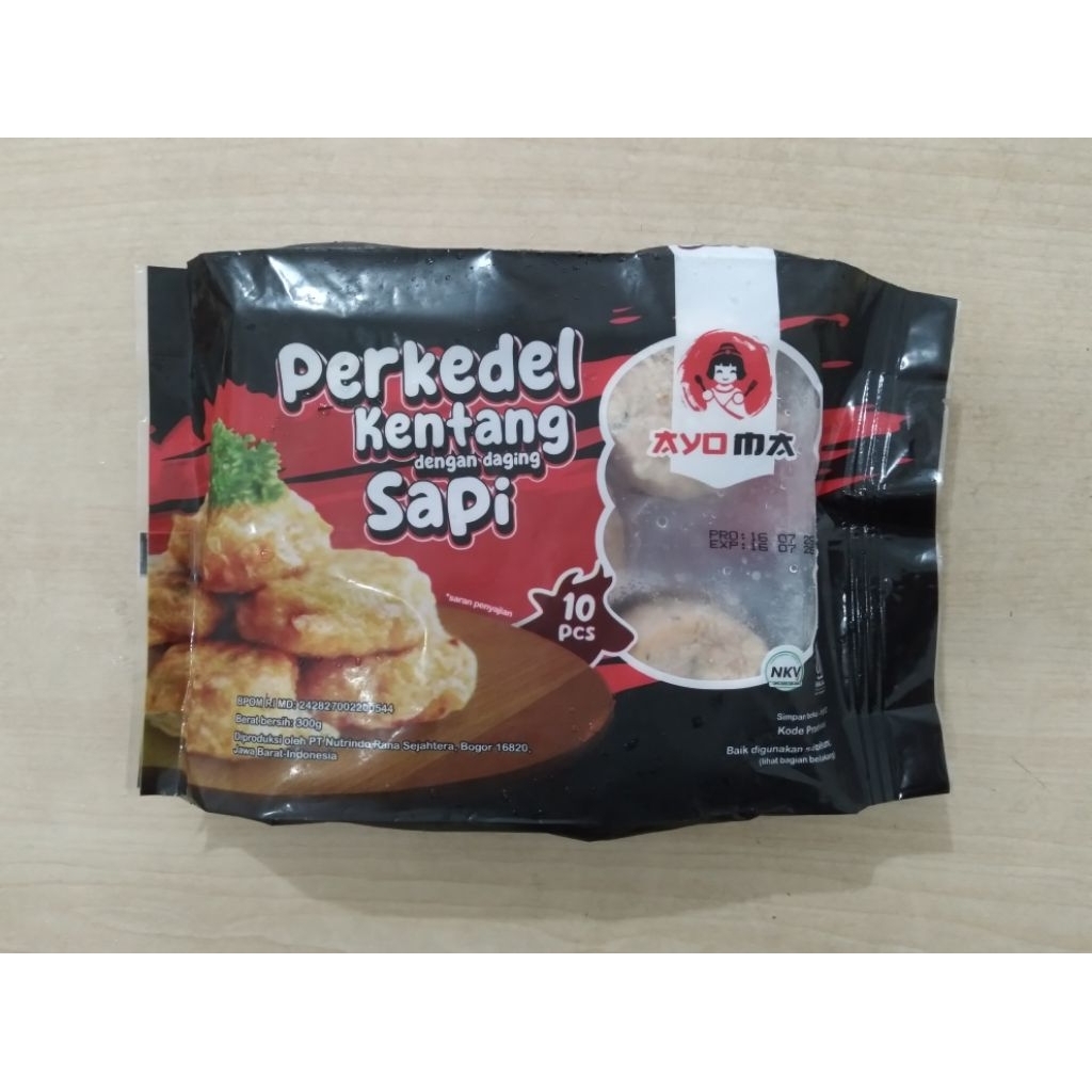 

Ayoma Perkedel sapi 300gr (isi 10)